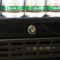 Schmick SK116L-B-HD bar fridge - glass door detail