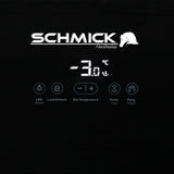 Schmick HUS-EX108 bar fridge - glass door detail