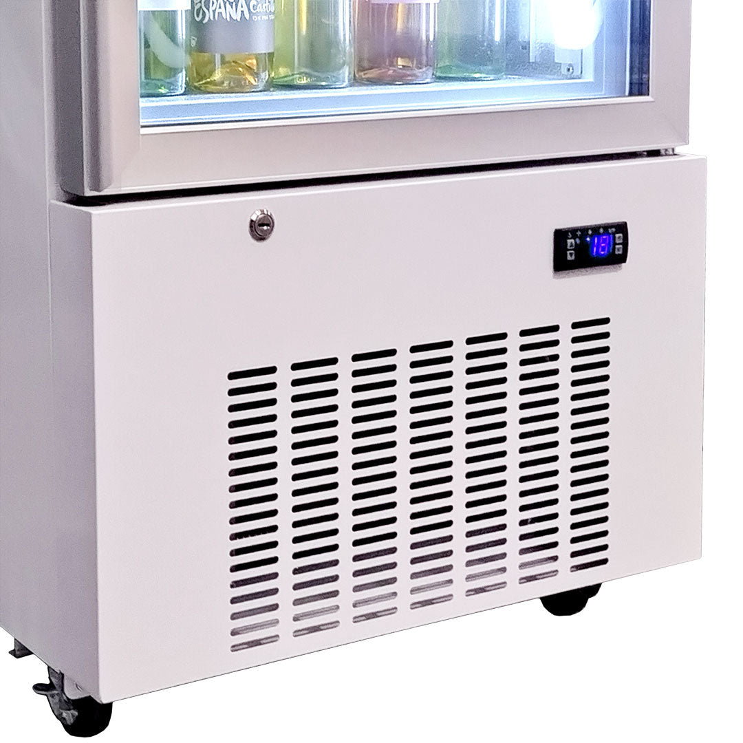 Schmick – HUS-C5 – Upright 1 Door Commercial Glass Door Refrigerator – 389L