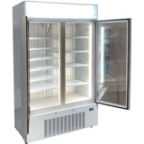 Upright 2 Door Commercial Glass Door Refrigerator – 825L