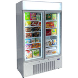 Husky Commercial Upright Glass Door Fridge & Freezer – HUS-F10
