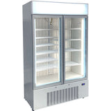 Schmick HUS-F10 bar fridge - angle view
