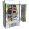 Schmick HUS-F10 bar fridge - side view