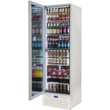 Schmick SK422L-W-HD bar fridge - glass door detail