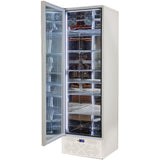 Schmick SK422L-W-HD bar fridge - glass door detail