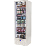 Schmick SK422L-W-HD bar fridge - glass door detail