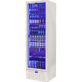 Schmick SK422L-W-HD bar fridge - glass door detail