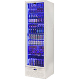 Schmick SK422L-W-HD bar fridge - glass door detail