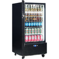 Schmick SK220L-B-HD bar fridge - glass door detail
