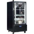 Schmick SK220L-B-HD bar fridge - glass door detail