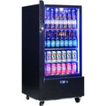 Schmick SK220L-B-HD bar fridge - glass door detail