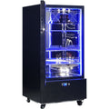 Schmick SK220L-B-HD bar fridge - glass door detail