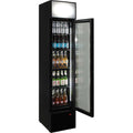 Schmick SS-P160FA bar fridge - detail view of triple glazed LOW E glass door