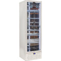 Schmick SK422R-W-HD bar fridge - glass door detail