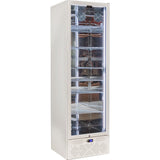 Schmick SK422R-W-HD bar fridge - glass door detail