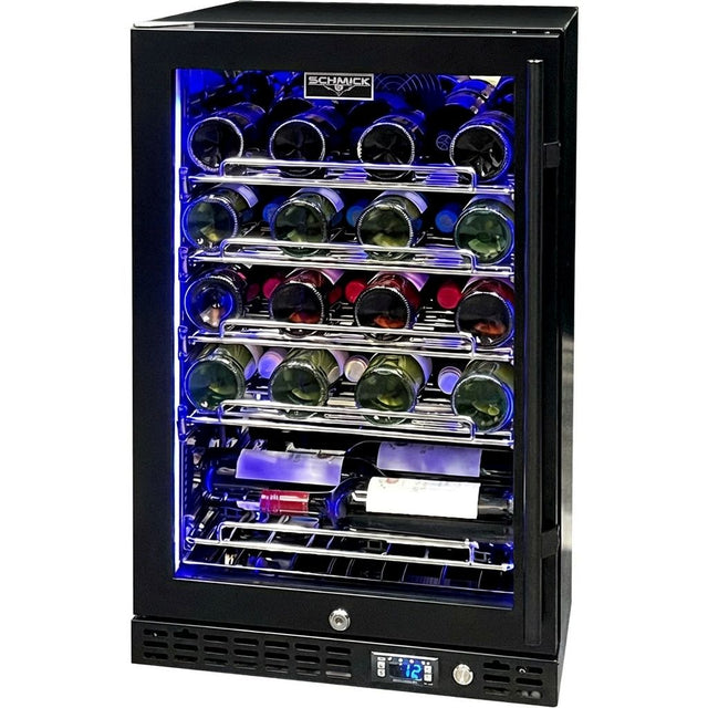 Schmick 121L Under Bench Slide-Out Wine Fridge - SK116L-B-HD-MW - image 1