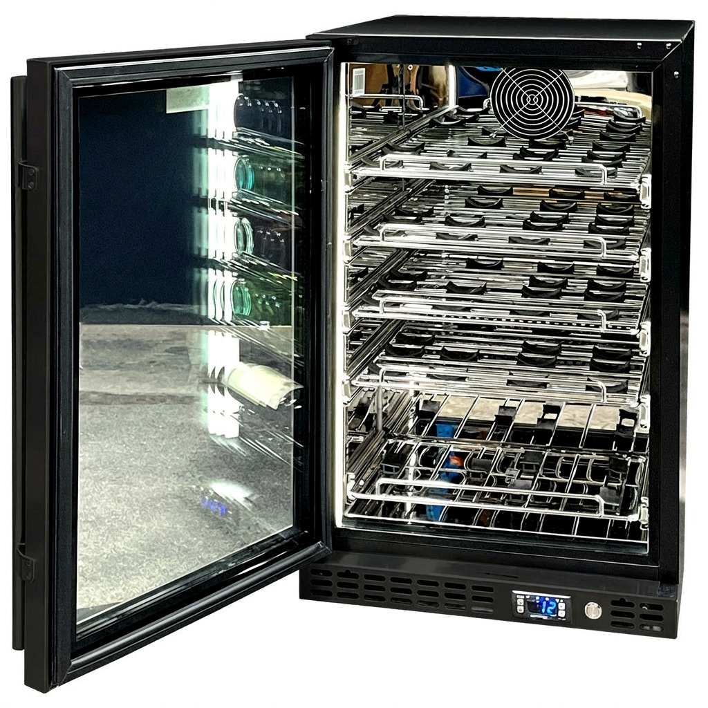 Schmick 121L Under Bench Slide-Out Wine Fridge - SK116R-B-HD-MW - image 5