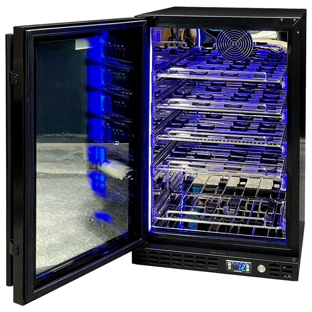 Schmick 121L Under Bench Slide-Out Wine Fridge - SK116L-B-HD-MW - image 4