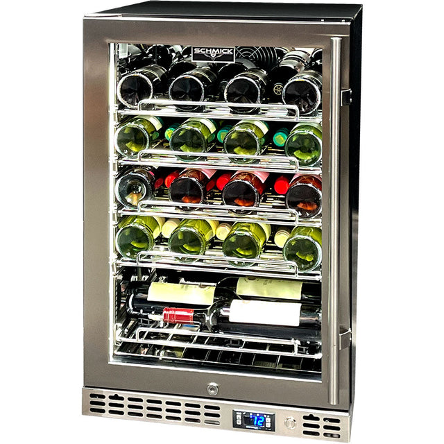 Schmick 121L Under Bench Slide-Out Wine Fridge - SK116L-HD-MW - image 1