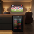 Schmick HUS-EX108 bar fridge - angle view