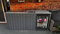 Schmick SK156R-HD bar fridge - glass door detail