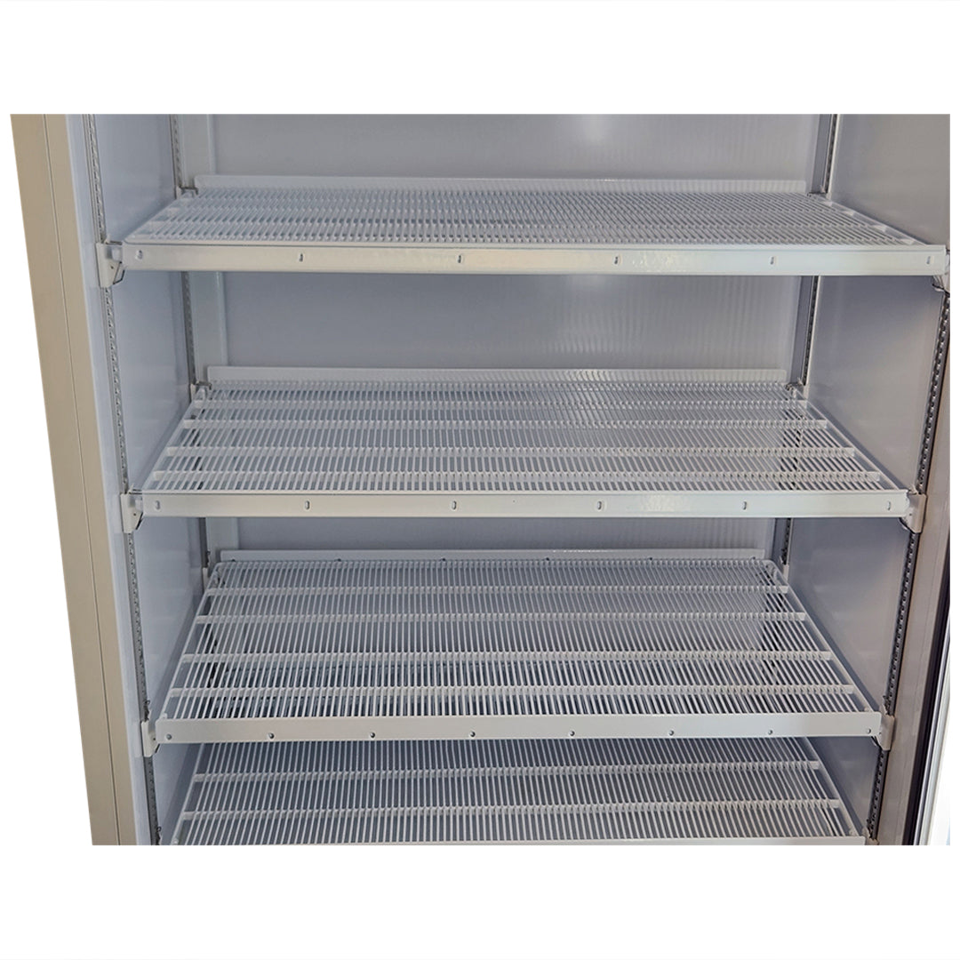 737 Litre Upright Commercial Glass Drinks Fridge – Schmick HUS-SC700W – Add Your Logo