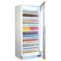 Schmick HUS-SC700W bar fridge - glass door detail