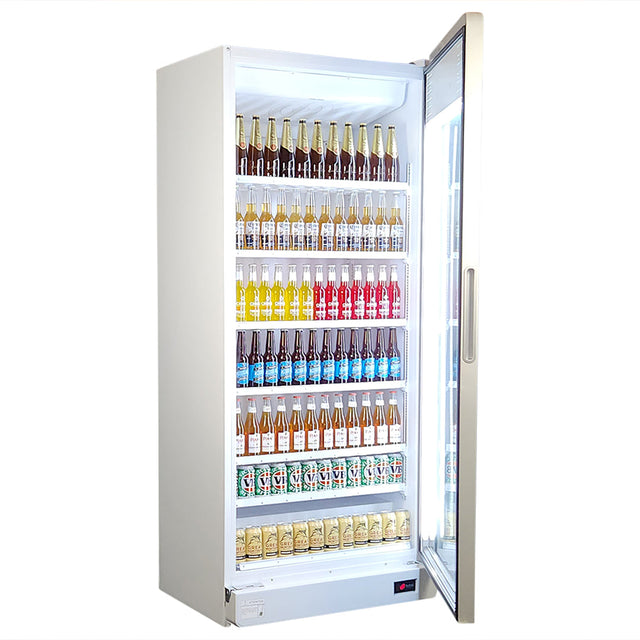 Schmick HUS-SC700W bar fridge - glass door detail