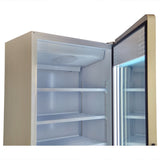 Schmick HUS-SC700W bar fridge - glass door detail