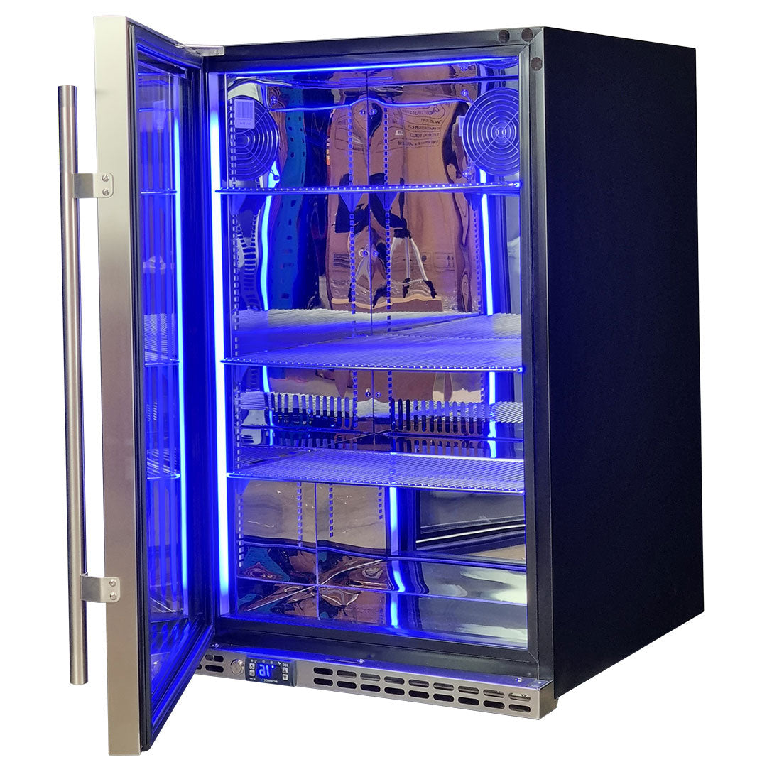 Schmick 164L Under Bench Solid Door Bar Fridge - SK146L-SD - image 5