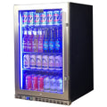 Schmick SK146L-HD bar fridge - glass door detail