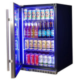 Schmick SK146L-HD bar fridge - glass door detail