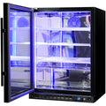 Schmick SK156L-B-HD bar fridge - side view
