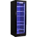 Schmick BD425B-B bar fridge - glass door detail