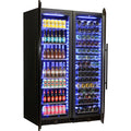 Schmick BD425-COMBO-B bar fridge - glass door detail