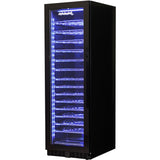 Schmick BD425LW-B bar fridge - glass door detail