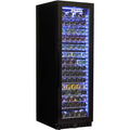 Schmick BD425W-B bar fridge - glass door detail