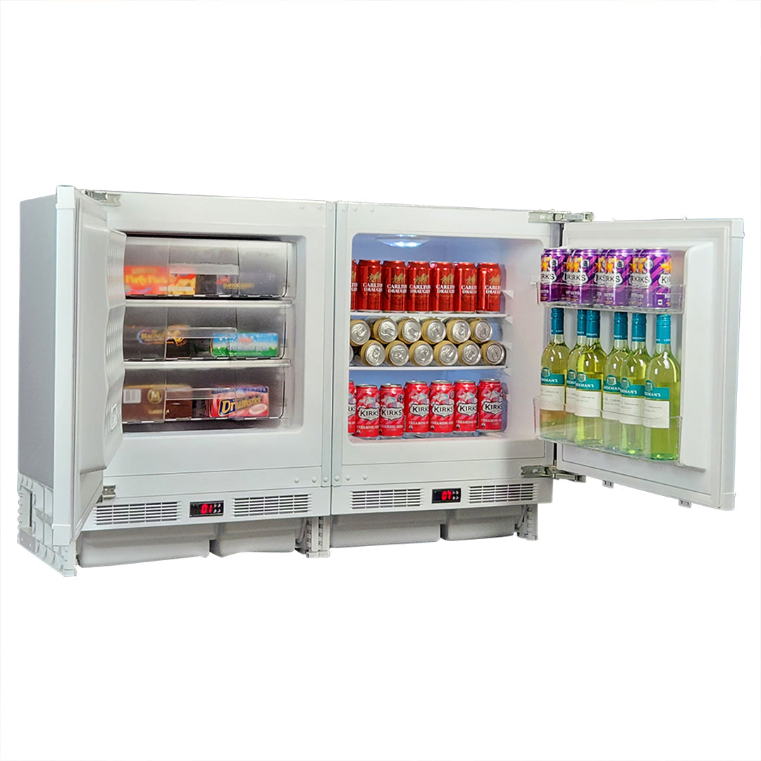 Schmick MC200-INT - Matching Integrated Under Counter Built In Fridge And Freezer Combination