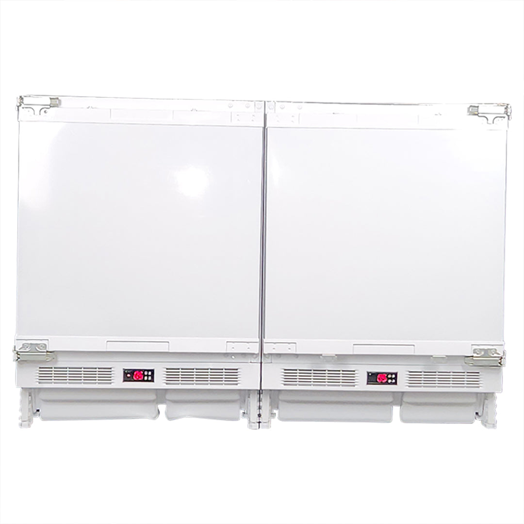 Schmick - MC200-INT – Integrated Under-Counter Fridge & Freezer Combo – 207 Litres