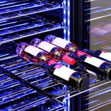 Schmick BD425D-X-B bar fridge - side view