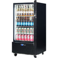 Schmick SK220R-B-HD bar fridge - glass door detail