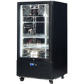 Schmick SK220R-B-HD bar fridge - glass door detail
