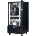 Schmick SK220R-B-HD bar fridge - glass door detail