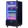 Schmick SK220R-B-HD bar fridge - glass door detail