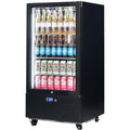Schmick SK220R-B-HD bar fridge - glass door detail