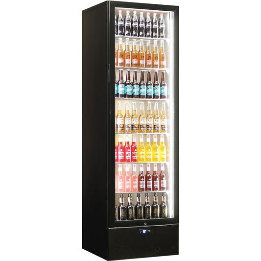 Schmick - SK422L-B-HD – Classy Heated Glass Door Bar Fridge – 398Litres