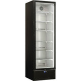 Schmick SK422L-B-HD bar fridge - glass door detail