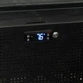Schmick SK422L-B-HD bar fridge - glass door detail