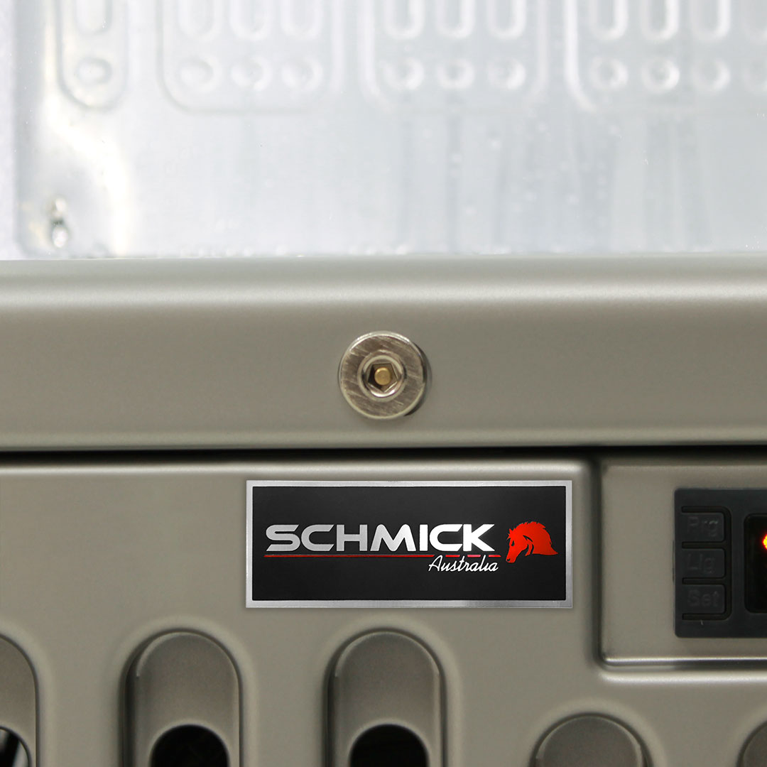 Schmick SK135L-S - Skinny Glass Door Upright Sexy Bar Fridge