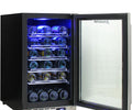 Schmick JC95W-860 bar fridge - glass door detail